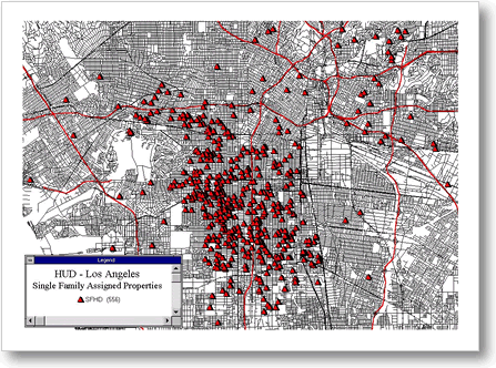 South Central Los Angeles Housing Map